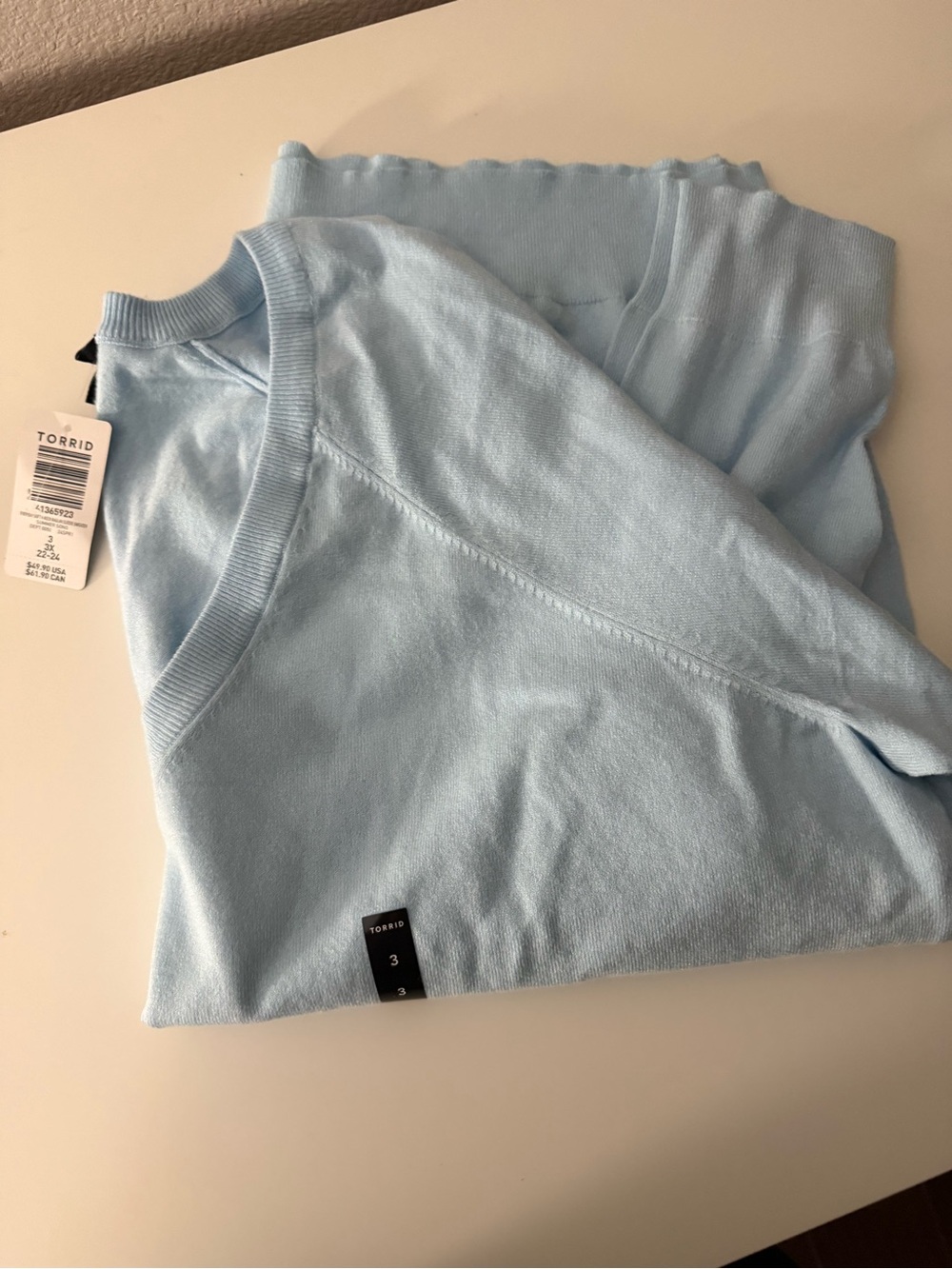 Torrid long sleeve V-neck NWT sweater. Torrid size 3.